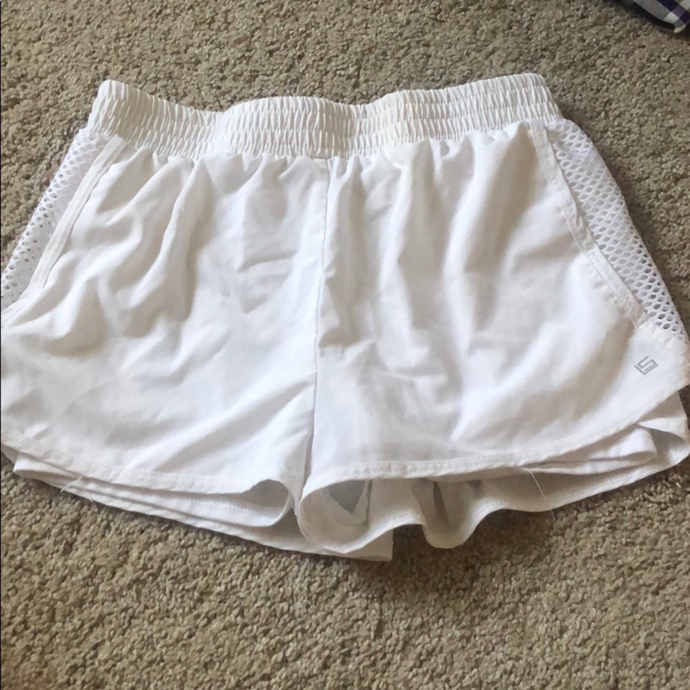 White running shorts